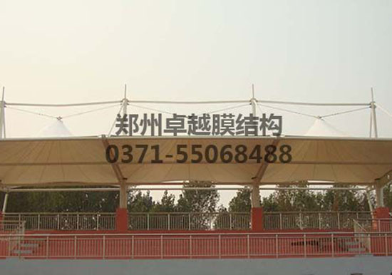 石家莊膜結(jié)構(gòu)看臺/舞臺【石家莊人民醫(yī)學高等?？茖W校等】工程設計施工案例